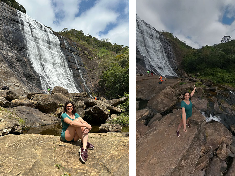 a queda dagua da cachoeira de carlos euler tem mais de 70 metros e forma um poço