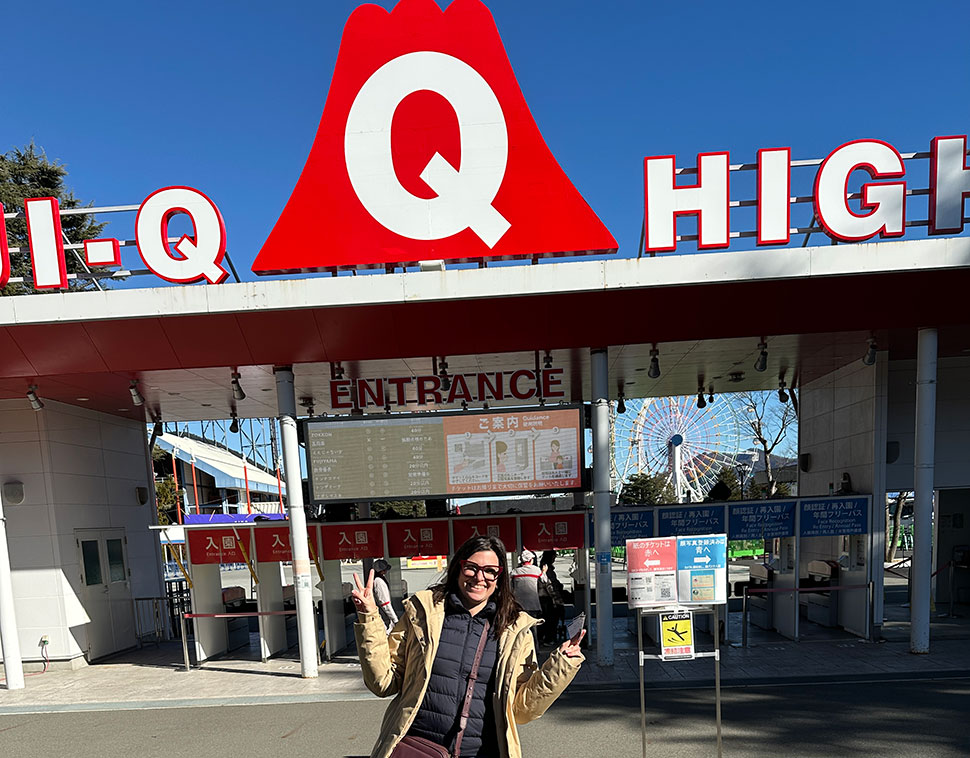 entrada do parque de diversões Fuji_Q Highland perto de Tóquio