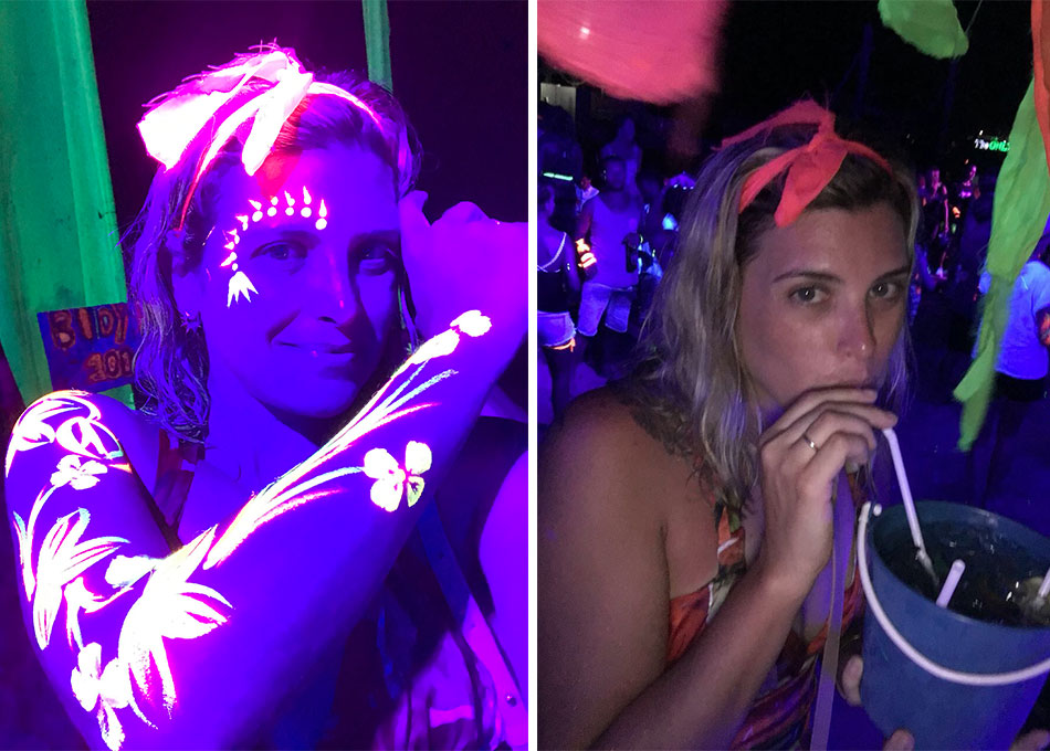 uma festa na praia de Phi Phi Island não pode faltar em um roteiro de 10 dias na Tailândia