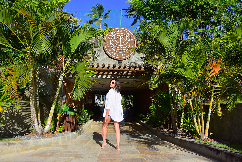 entrada para o Japaratinga Lounge Resort