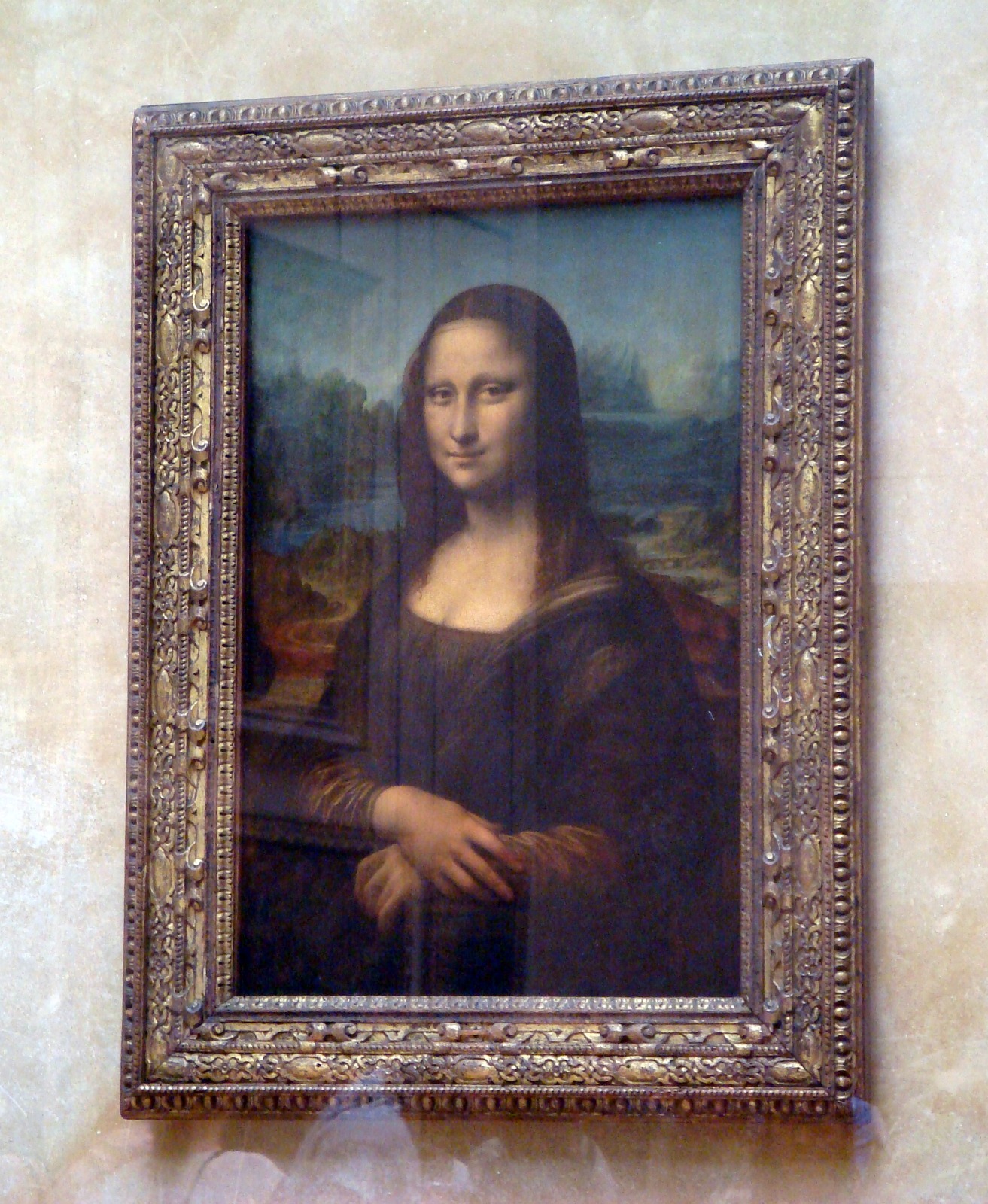 quadro da monalisa que está no museu do louvre