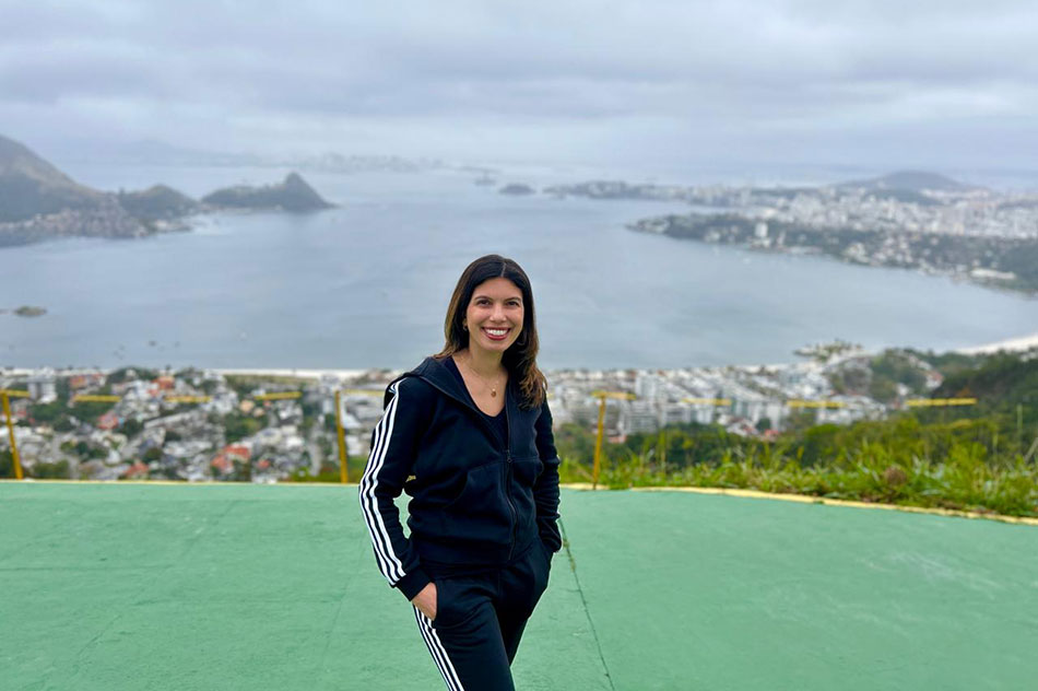 vista para o Rio do parque da cidade em Niterói, passeio de bate e volta