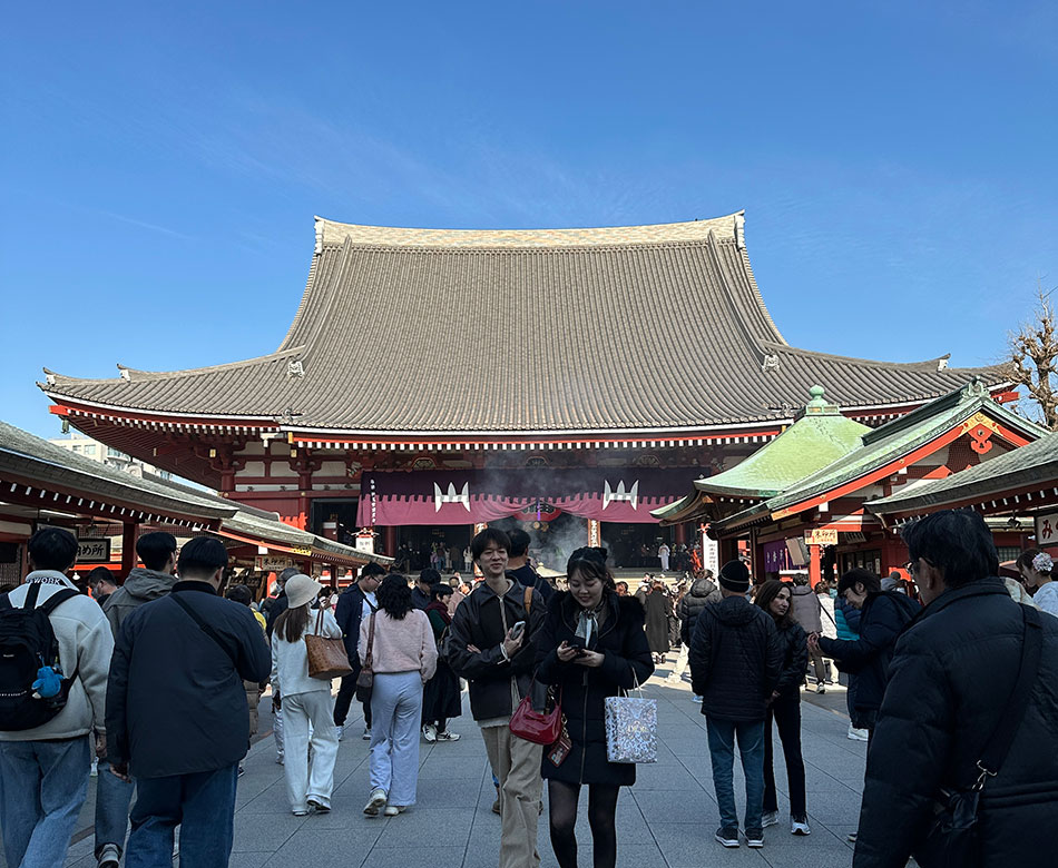 entrada do templo sensoji em tóquio